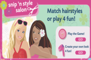 barbie style salon game