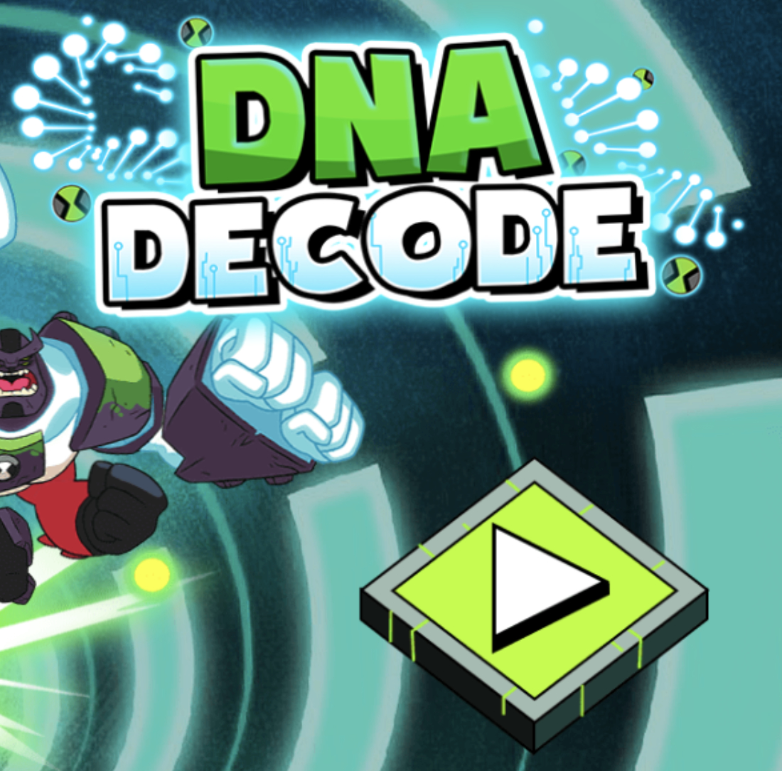 DNA Decode, Ben 10 Games