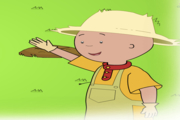 Caillou Gardening with Caillou