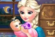 Elsa Frozen Baby Feeding