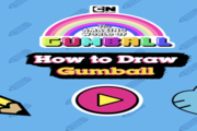 How to draw Gumball